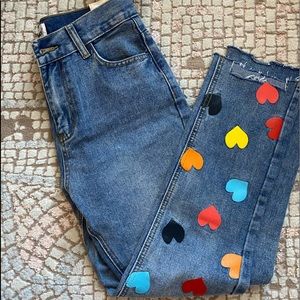 Heart jeans!